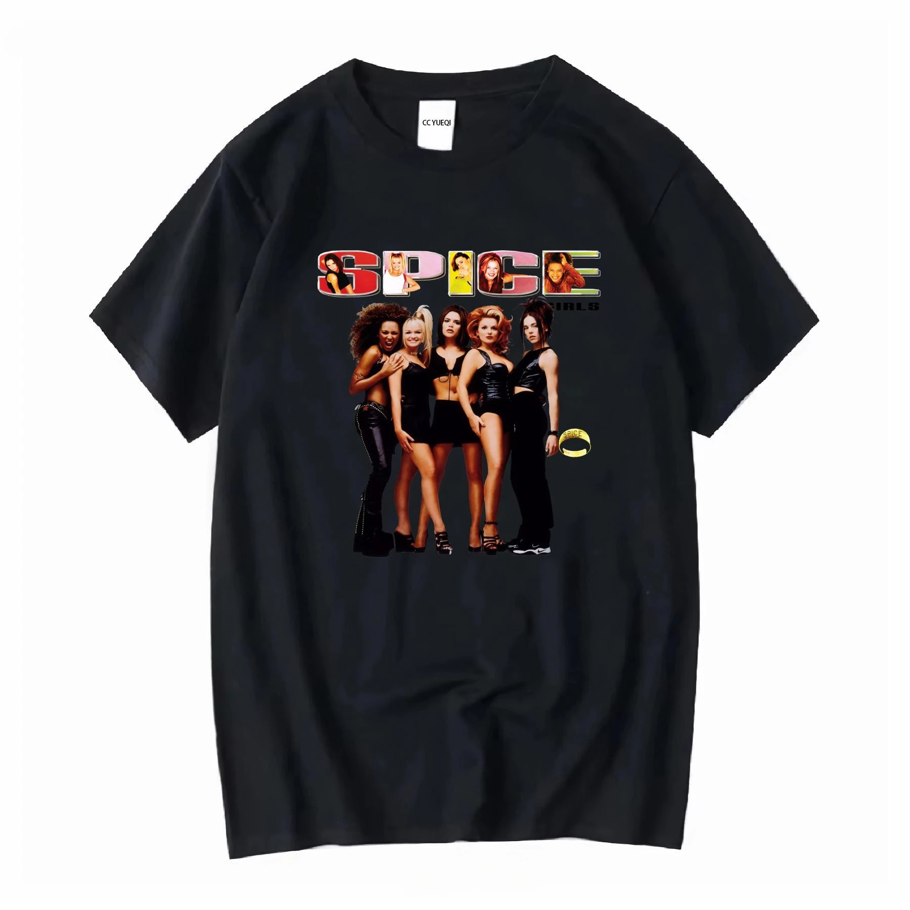 Camiseta Space Girls Spiceworld Fan Forever, Top Moderno y Elegante para Uso Diario, Ropa Casual para Hombre, Camiseta de Verano 2026