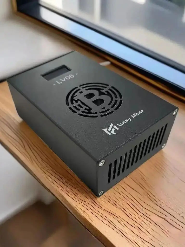 WiFi Bitcoin Miner Lucky Miner LV06 Hashrate 500g/s with Power Supply Compatible with Nicehash Mining Pool Lucky miner Lv06 V6