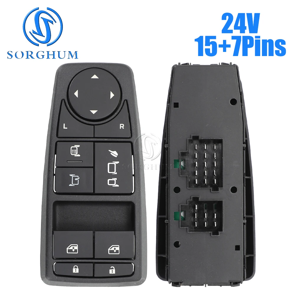 SORGHUM For MAN TGL TGM TGS TGX Truck 81258067092 81258067107 Electric Power Window Control Switch 81258067080 81258067062