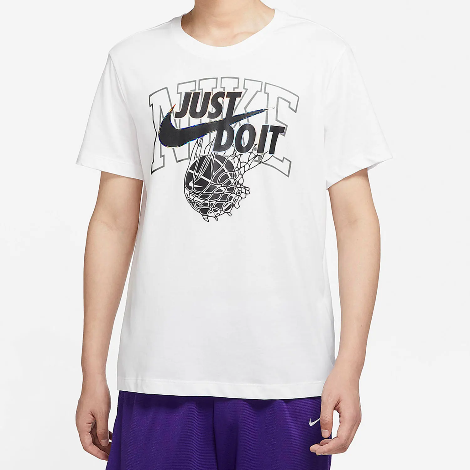 

Оригинальная летняя новая мужская повседневная спортивная футболка Nike с принтом и короткими рукавами DR7640-100