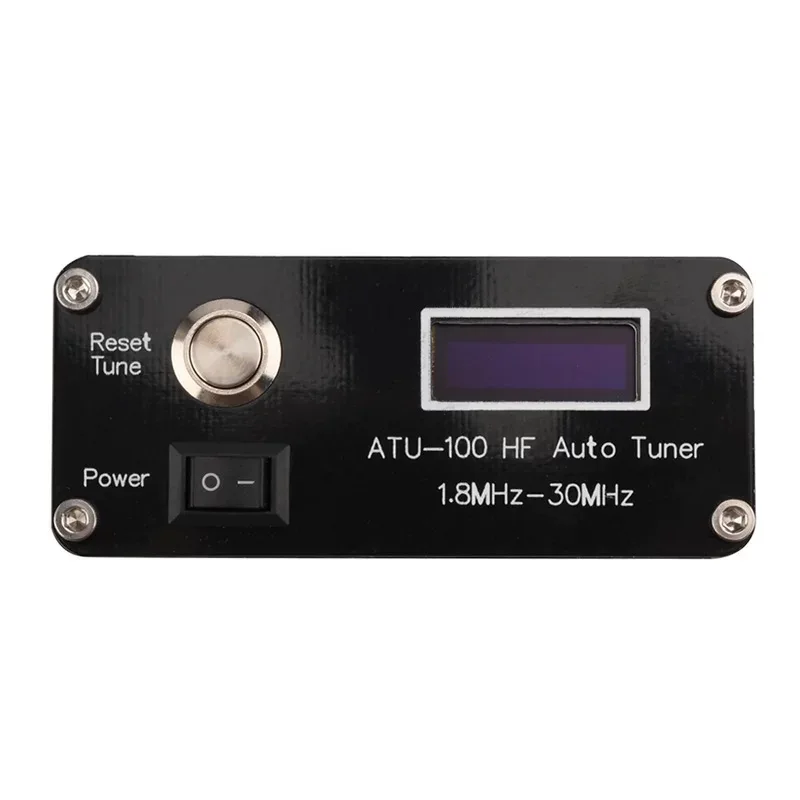 DC10-15V ATU-100 high-frequency short wave 1.8MHz-50MHz radio communication station automatic sky adjustment power meter
