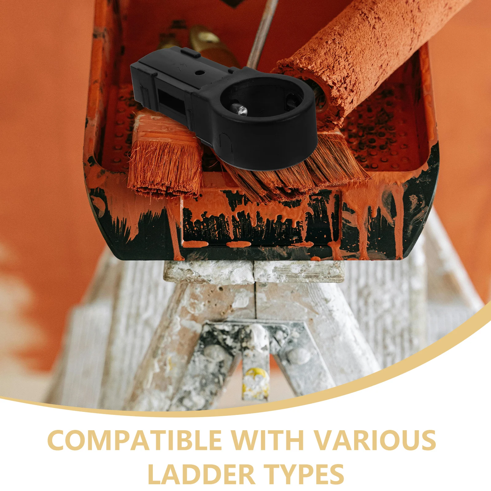 

Black Connector 44# Ladder Ring Slot Telescopic Folding Parts Universal Repair Supplies Stability Durable Practical