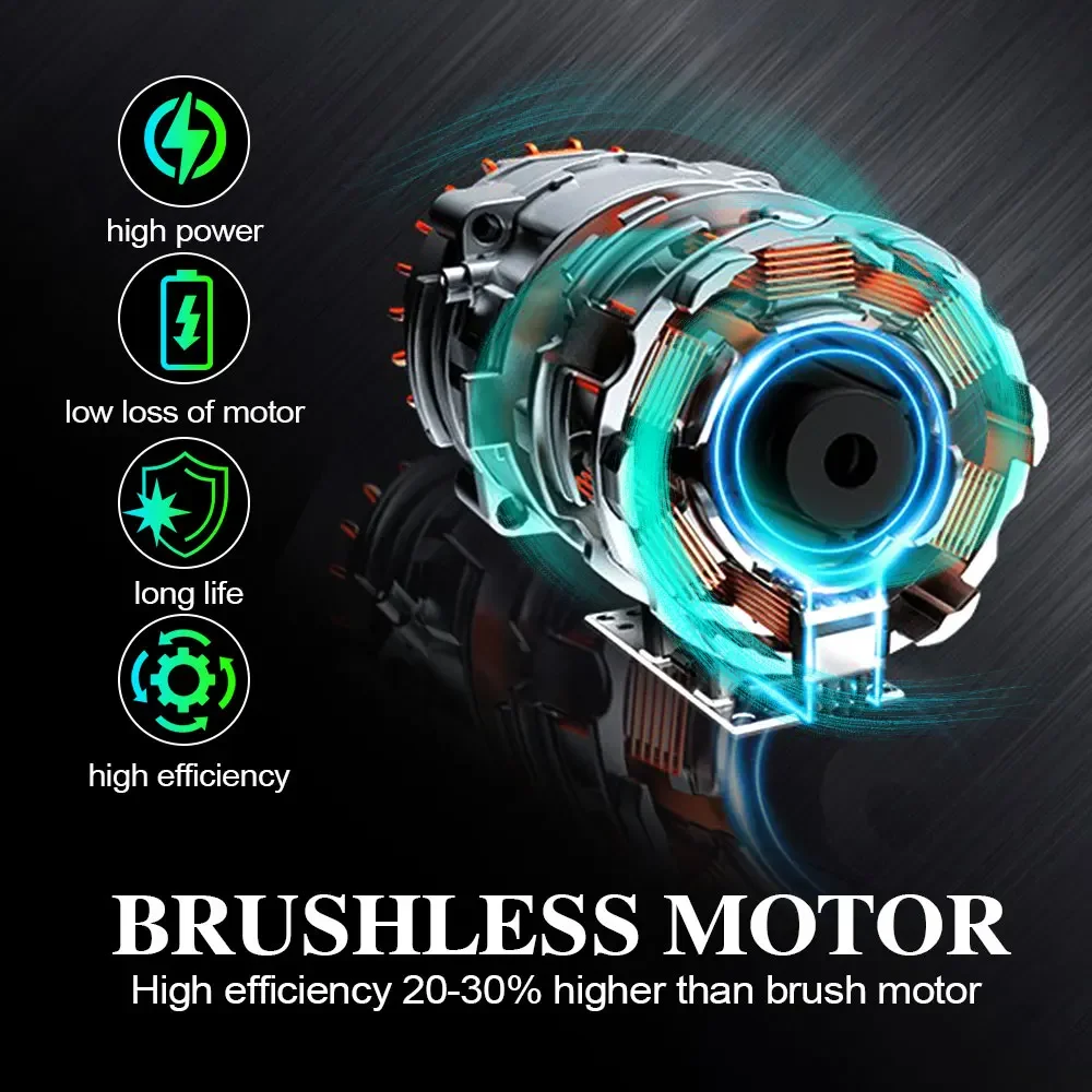 8 Inch Brushless Electric Saw for Makita 18V Battery Mini Handheld Pruning  Saw Garden Logging Chainsaw Wood Cutting Power Tool