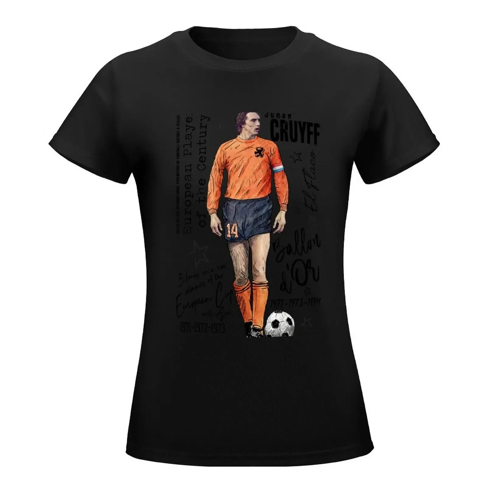 El Flaco - European Player of the Century T-Shirt tees kawaii clothes Aesthetic clothing workout t shirts for Women