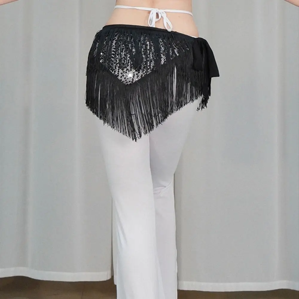 Fashion Tassel Belly Dance Hip Scarf Sequins Bohemian Women Belt Skirt Waist Chain Show Costumes