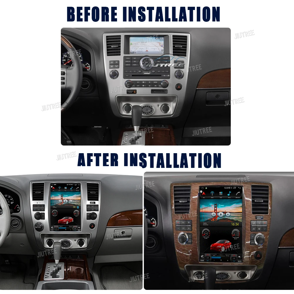 Android Car Radio For Infiniti QX56 & Nissan Armada 2009-2010 GPS Navigation HD Touch Tesla Screen Multimedia Player Carplay