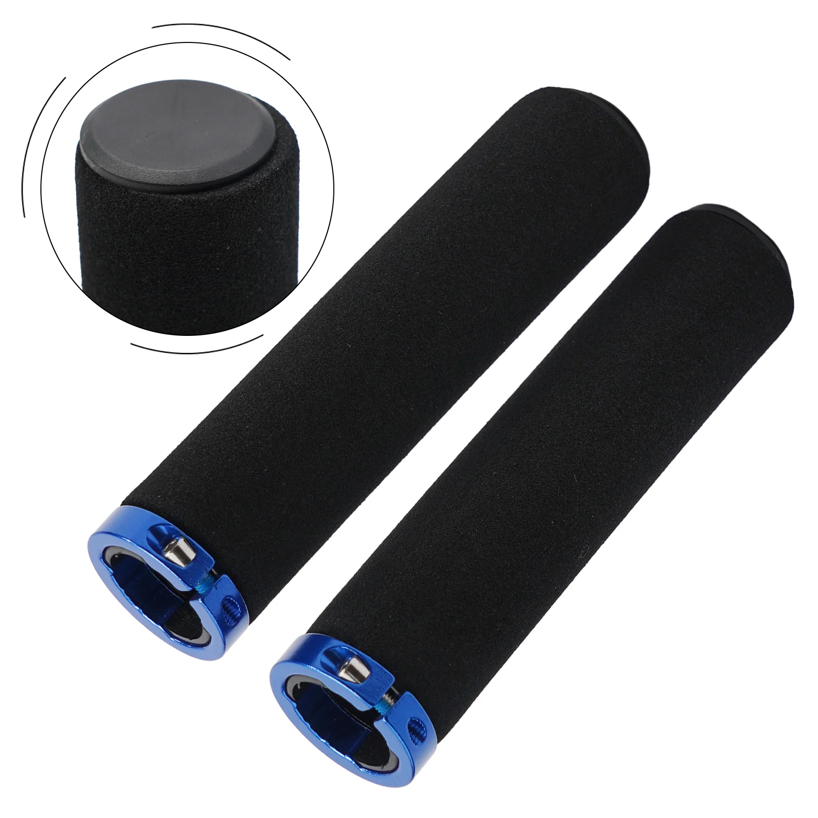 Sponge Grip Handle Grips Single Lock-on Grips Smooth Waterproof Bicycle Sponge Grip Cover Locked On One Side Sporting Goods