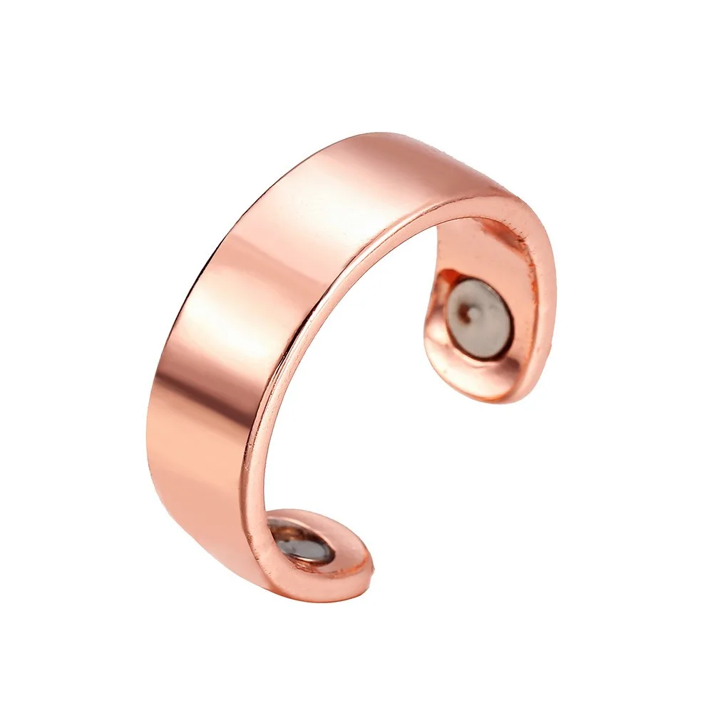 Copper Rings Simplicity Magnetic for Women Men Jewelry Joyeria Acero Inoxidables Premium Кольцо Женское Бижутерия Yüzük טבעות 반지