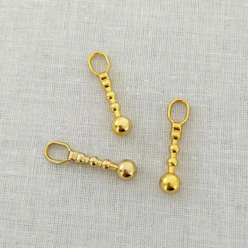 10PCS 3# 25mm Metal Zipper Puller Bag Bronze Pull Pendant DIY Wallet Jacket Repair Zip Pendant Hardware Zipper Sliders