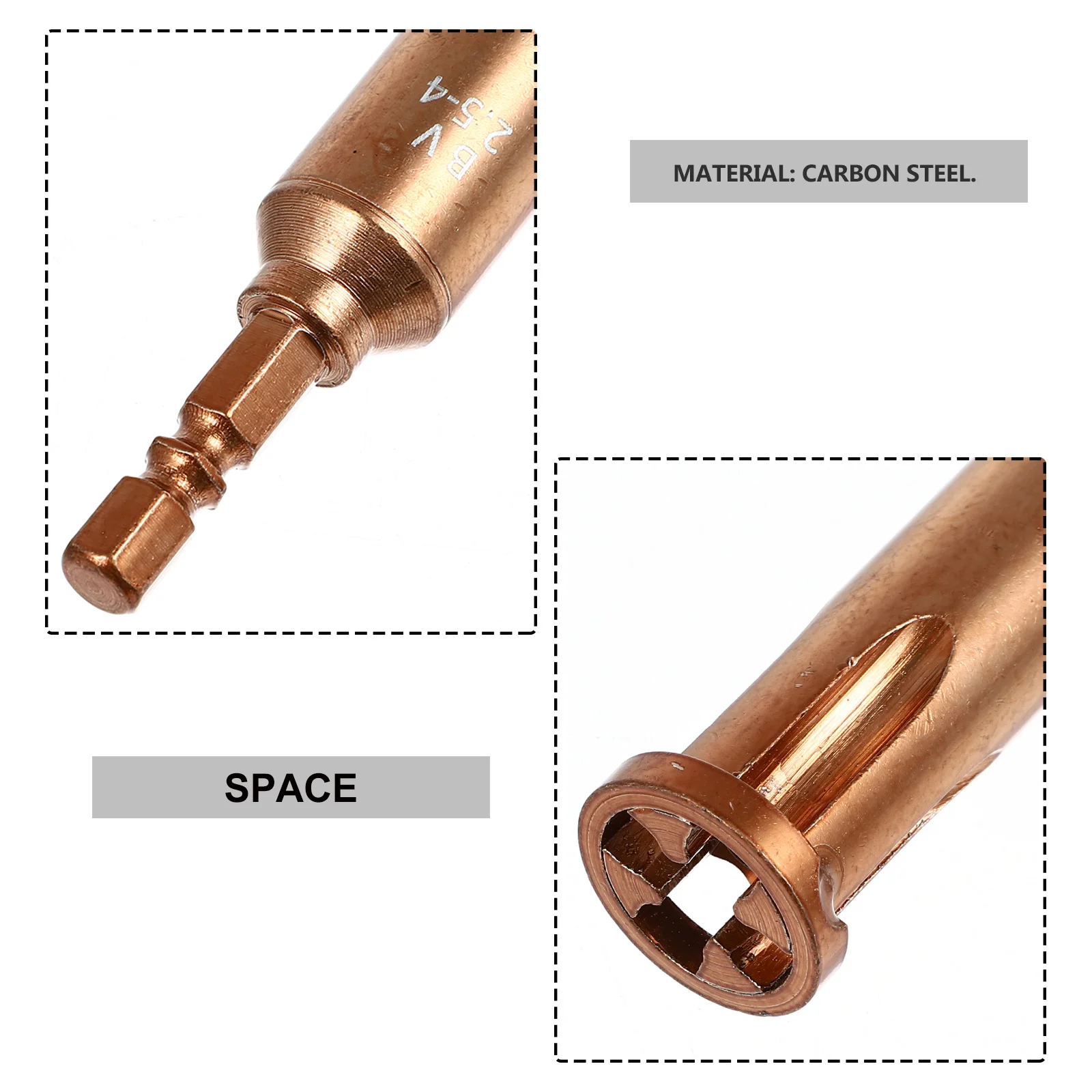 

5 Wires Hex Wire Aligner Connector Auto Stripping Tool for Drill Twist and Strip Simultaneously Wire Twisting Tool