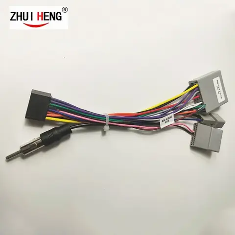 Auto Radio Stereo Cablaggio Connettore Cavo di Alimentazione Cavo Adattatore 16 Spille Misura per Honda CRV Civic 2006 2007 2008 2009