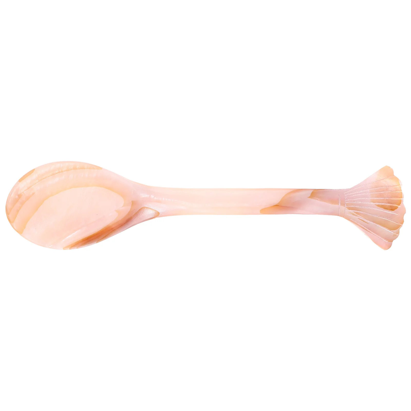 

Compact Shell Spoon Sturdy Material Practical Use Coffee Dessert Ice Cream Mixers Caviar Spoons Reusable Kitchen Food Spoons