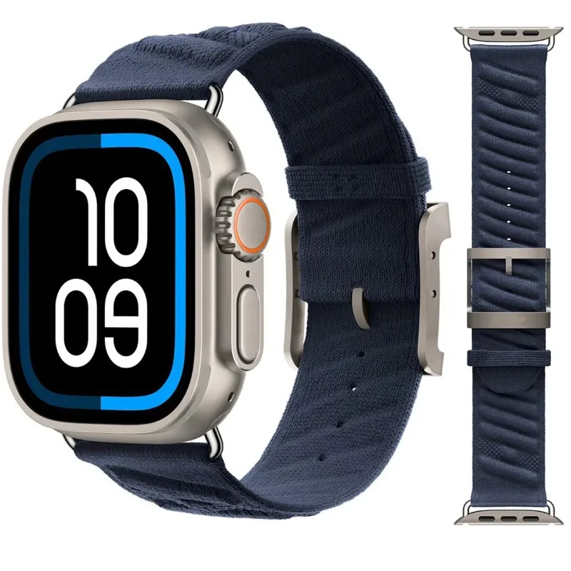 

En Mer Bleu Nuit Band для Apple Watch Series 10, ремешок 46 мм 42 мм Ultra 2 49 мм 9 8 7 6 SE, браслет для iWatch 41 мм 45 мм 40 мм 41 мм