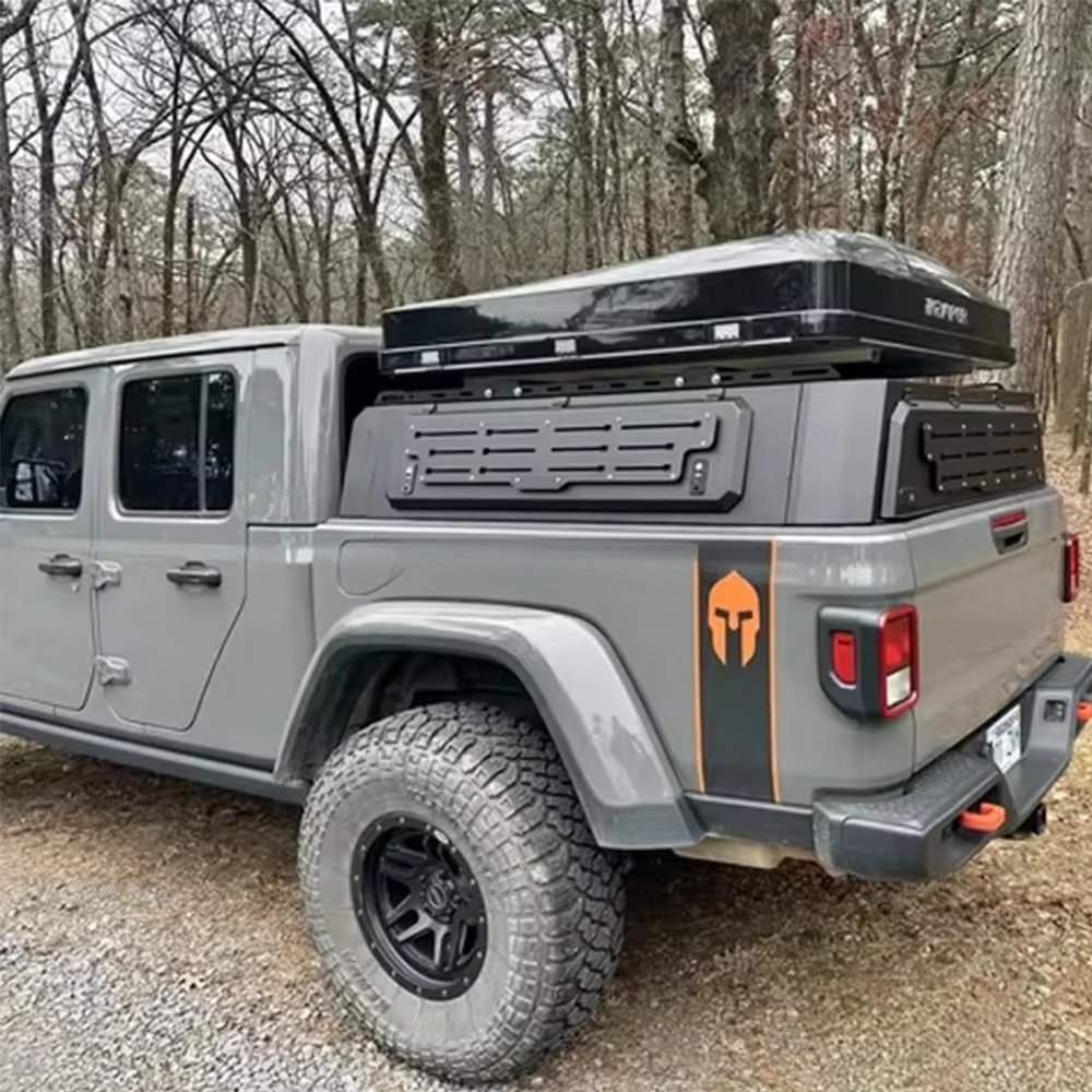 

4x4 Offroad водонепроницаемый кемпер Shell стальной пикап-кровать Топпер навес Tonneau крышки для 2022 Jeep Gladiator с 3 дверями