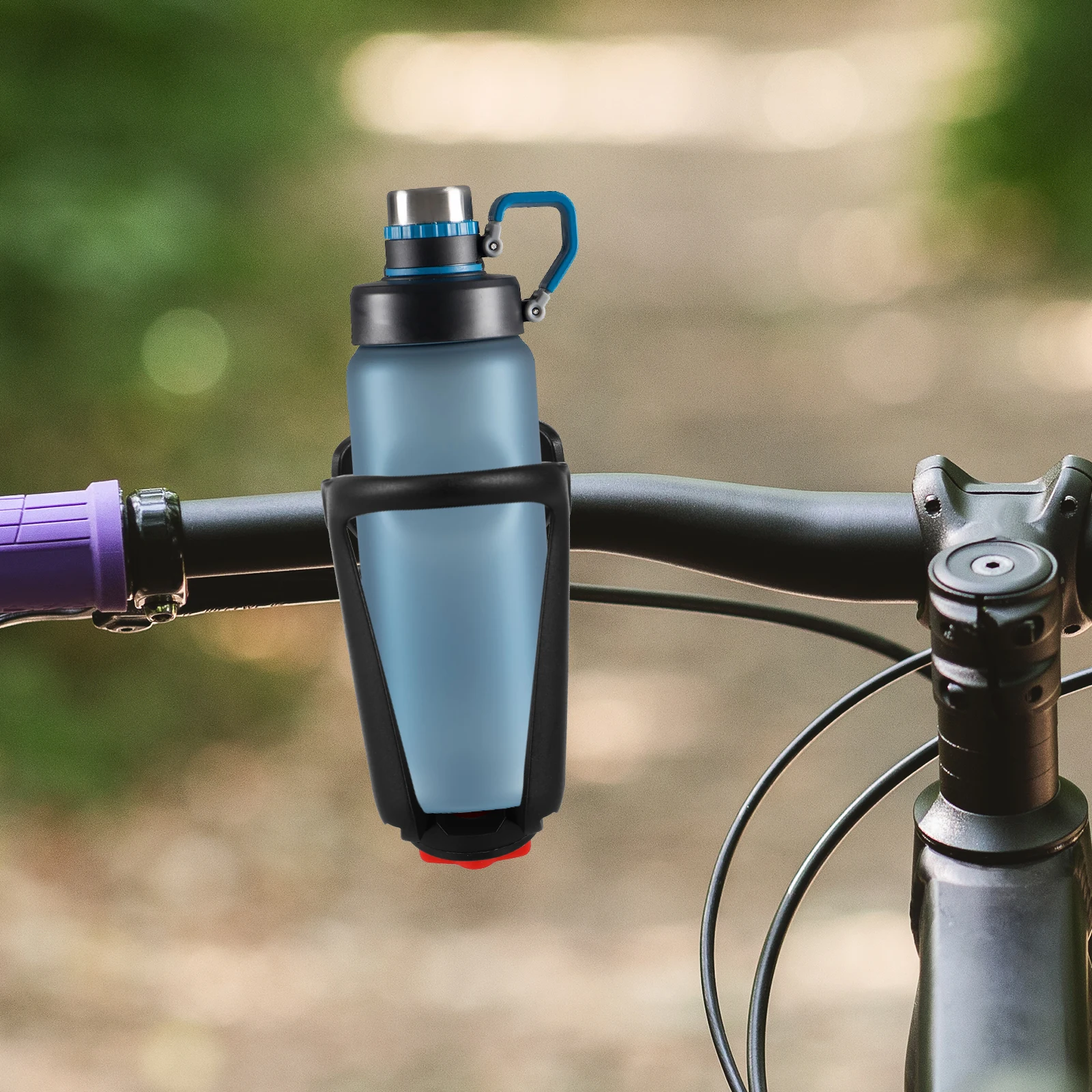 

Bicycle Bottle Cage Water Rack Accessories Bike Holder No Screws for Adult Bikes