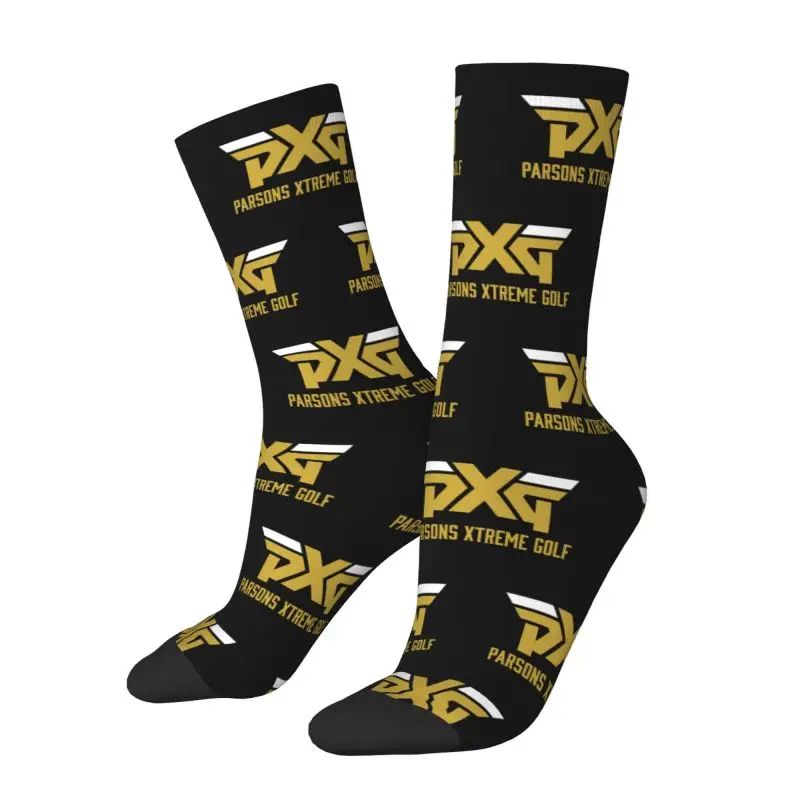 Golf Logo Men Women Crew Socks Unisex Funny 3D Printed Dress Socks