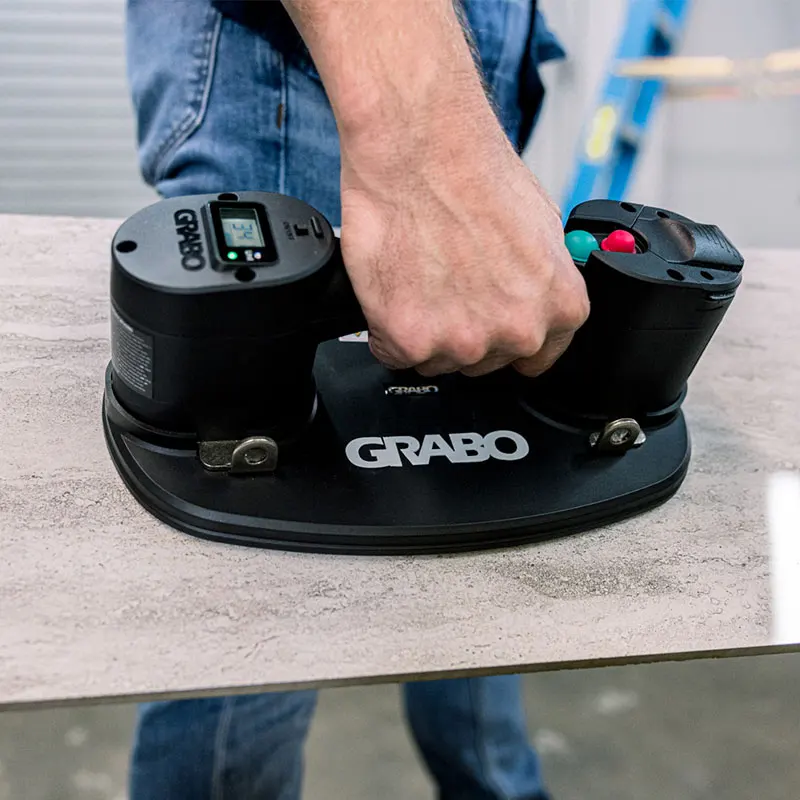 Grabo Pro – outil d'aspiration électrique sans fil, puissance de levage, Force de préhension de 375 livres, verre, béton, cloisons sèches, appareils électriques, menuiserie