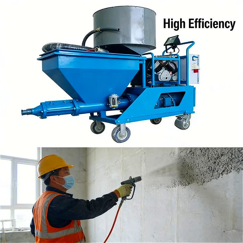 

Efficient Professional Electric Mortar Cement Plaster Machine Spray Pump for Wall Rendering Renovation Work Customized Hot Sale