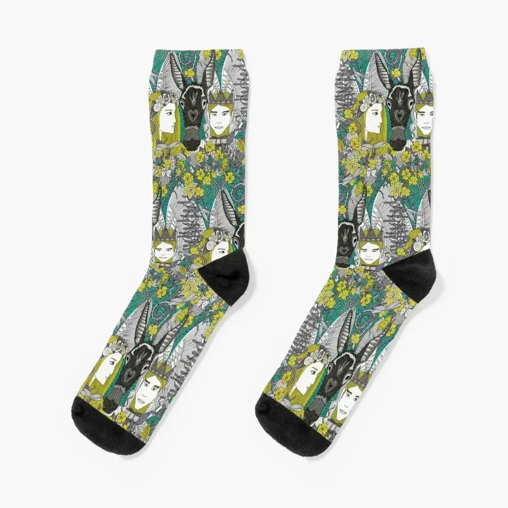 

Midsummer Night's Dream Socks Rugby Crossfit cycling New year's Socks Male Women's