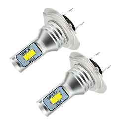 2pcs H7 H1 H8 H9 H11 9005 9006 LED Bulbs HB3 HB4 CSP LED Super Bright Headlight DRL Lamp 6000K White