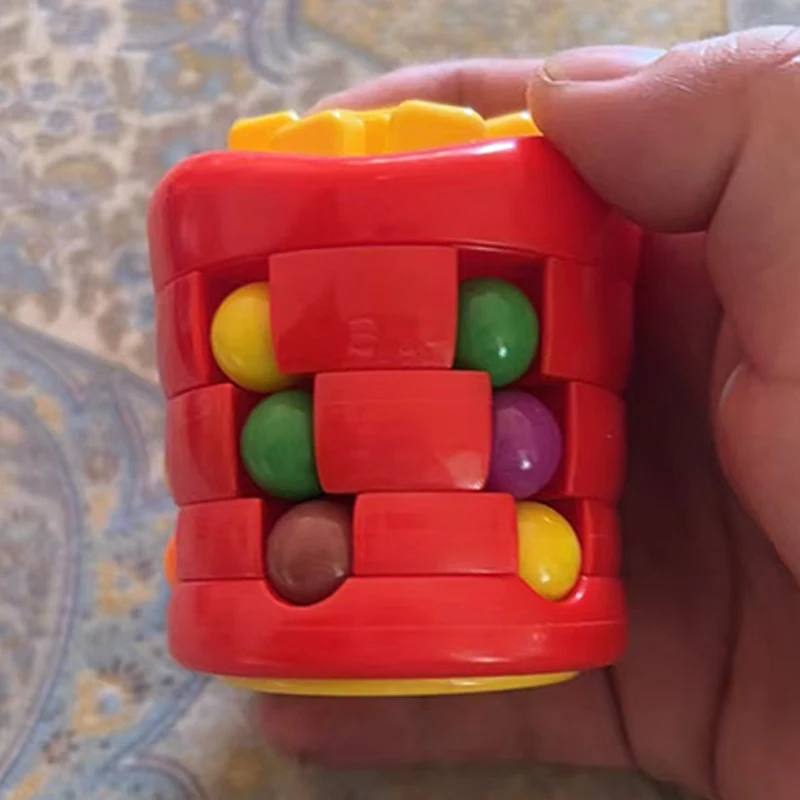 Hamburger frites haricots rotatifs magiques Puzzle jeux de défi mental qi casse-tête jouets anti-Stress cadeaux uniques