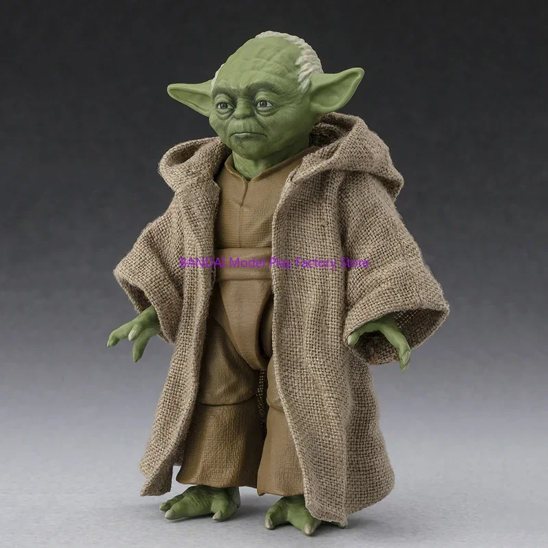 الأصلي بانداي S.H.Figuarts يودا الكلاسيكية Ver حرب النجوم أنيمي عمل الشكل البلاستيكية تحصيل نموذج الدمى حلية اللعب الهدايا #4