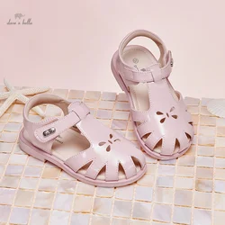 Dave Bella Children's Shoes Summer Style Children Sandals Girls Princess Beautiful Pink Shoes Kids Flat Sandals DB2248724