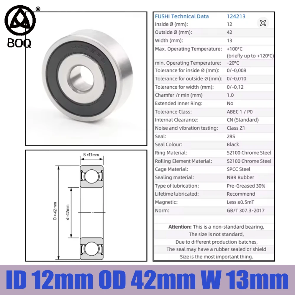2PC Non-Standard Ball Bearings Inner Diameter 8 10 12 14 15 16 17 18 19 20 21 22 25 26 mm Out Diameter 20 40 42 43 44 47 52 mm