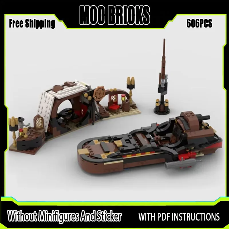 Moc Building Bricks Boat Series Model Pirate Land Speeder Technology Modular Blocks Gifts Toys For Children DIY Sets Assembly