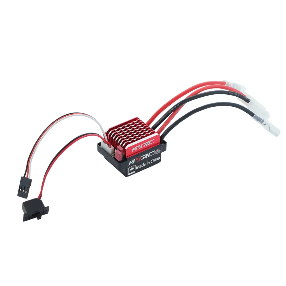 1060 60A Waterproof Brushed ESC Speed Controller Forward Brake and Reverse Brake for 1/10 RC Crawler Axial Scx10