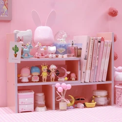 Simple Desktop Small Bookcase Office Book Desktop Organizing Storage Shelf Student Dormitory School Supplies Storage Bookcase