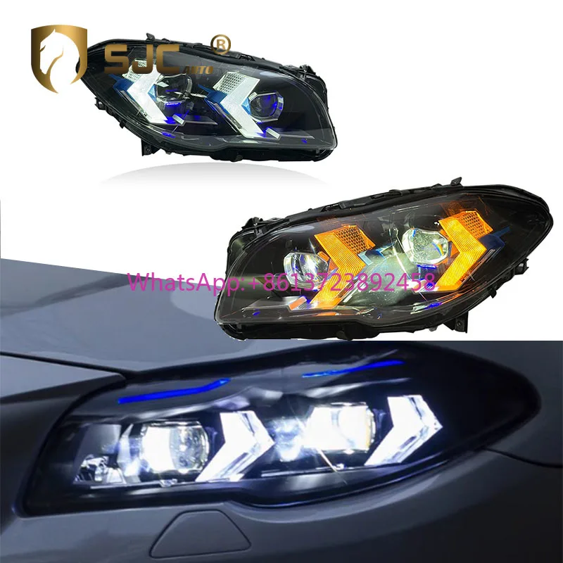 

SJC Auto Upgraded Product Car Headlight for BMW 5 Series F10 F18 Laser Head Lamp Assembly 2011-2017 Automotive Accessories