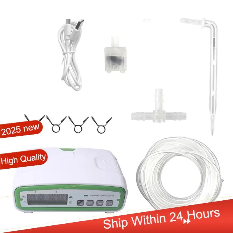 

Intelligent Automatic Watering Device Double Pump Timed Waterer Garden Terrace Drip Irrigation System~Jul.