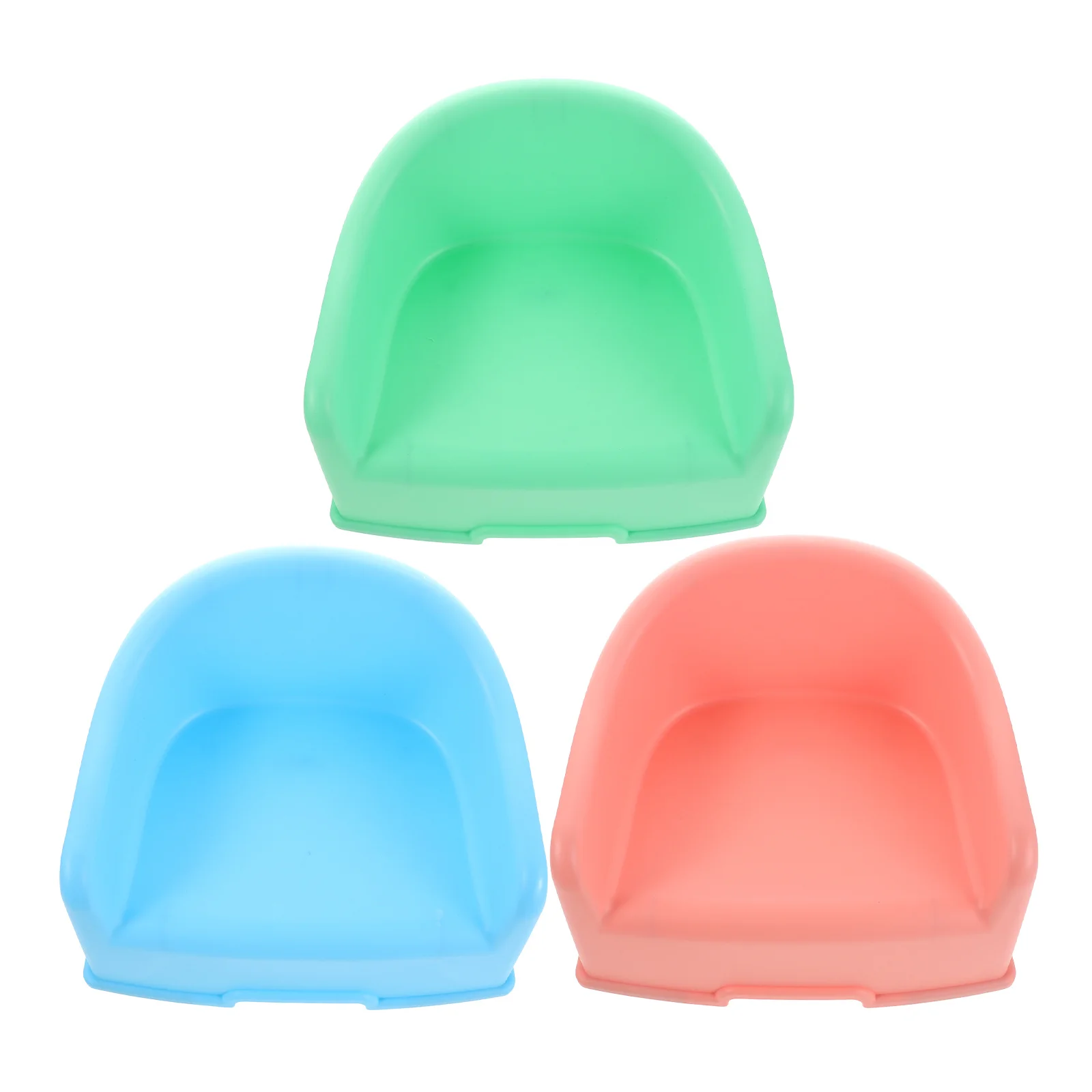 

3Pcs Kids Step Stool Thickened Plastic Child Bathing Bench Anti-Slip Portable for Bathroom Shower Toilet Use Kids Step Stool