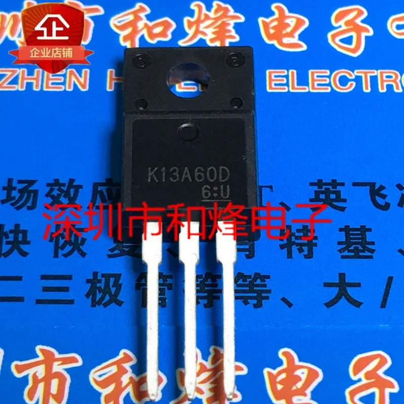 6pcs/lot K13A60D TK13A60D TO-220F 600V 13A  In Stock