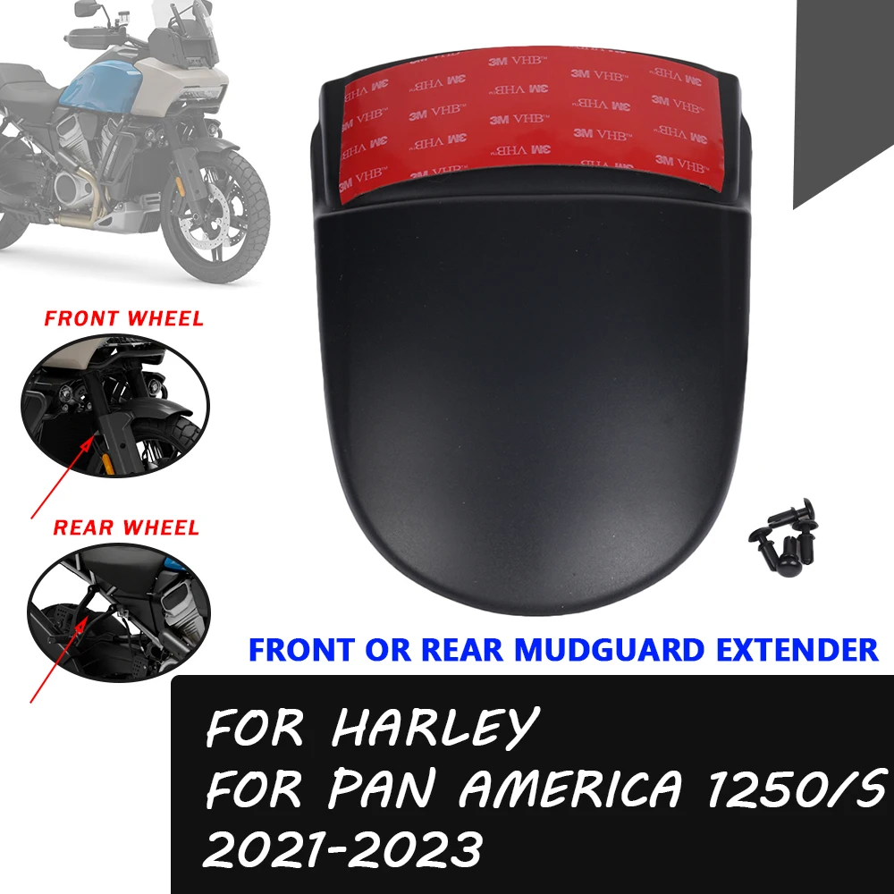 Motorcycle Front Fender For HARLEY PAN AMERICA 1250 S PA1250 PA 1250 2021 2022 Mudguard Extender Hugger Extension Refit Parts