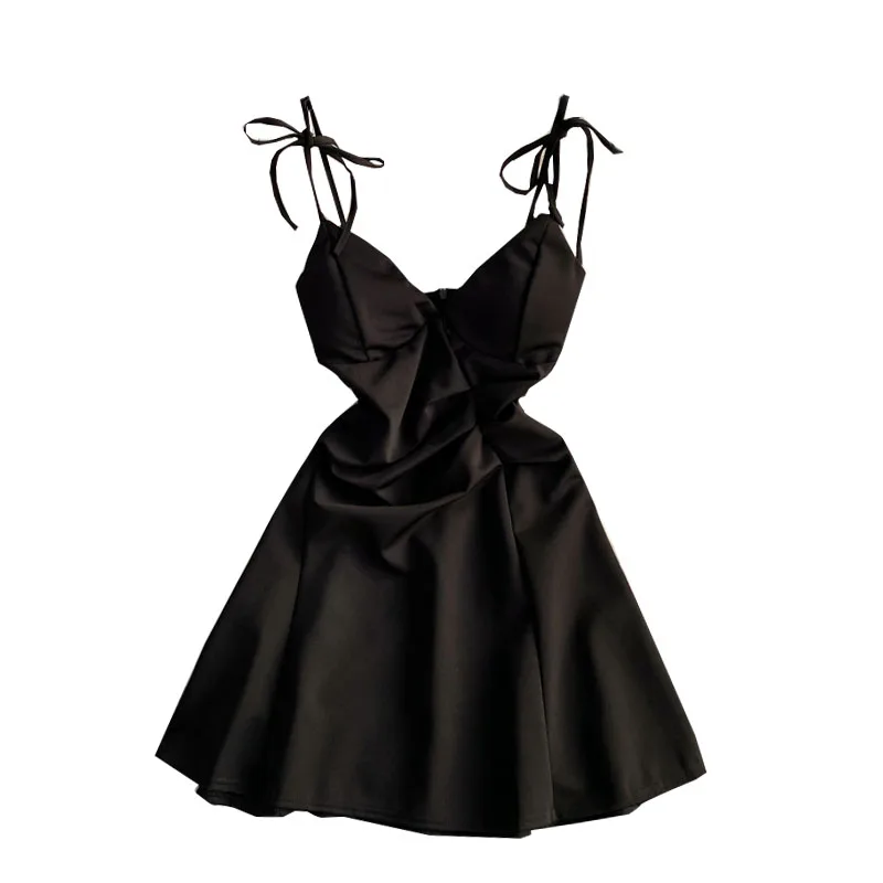 Zomer ort A-lijn Dr Bal V-Ne Afslankende Koreaanse Sle-jurk met hoge taille voor dames voor par en avond