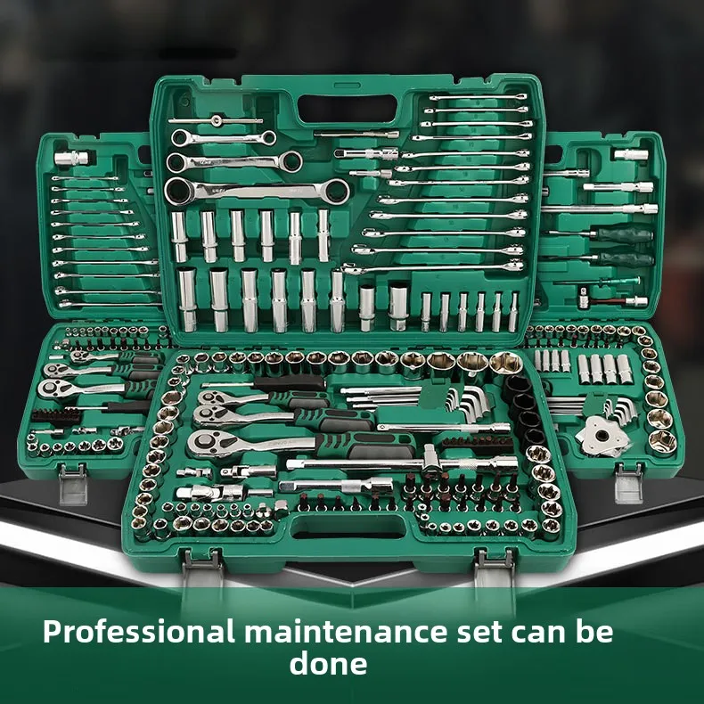 

Multifunctional Socket Wrench Set Combination Socket Ratchet Wrench Car Repair Hardware Tools Auto Repair Toolbox