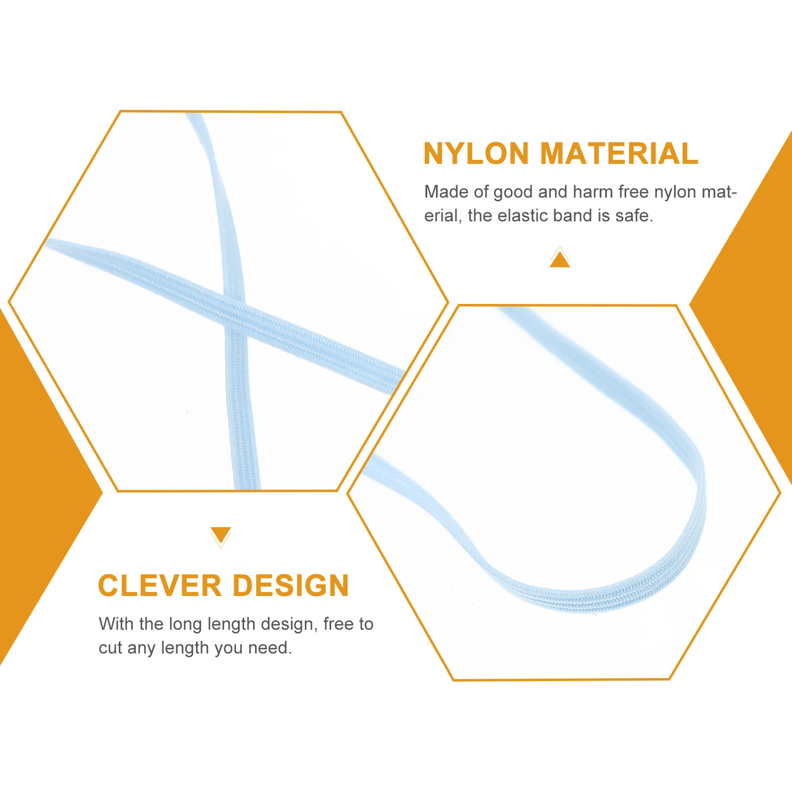 

9Pcs Colorful Elastic Bands High Elastic Flat Straps for Handmade Crafts Sewing Apparel Costume Making Gauze Mask Belt