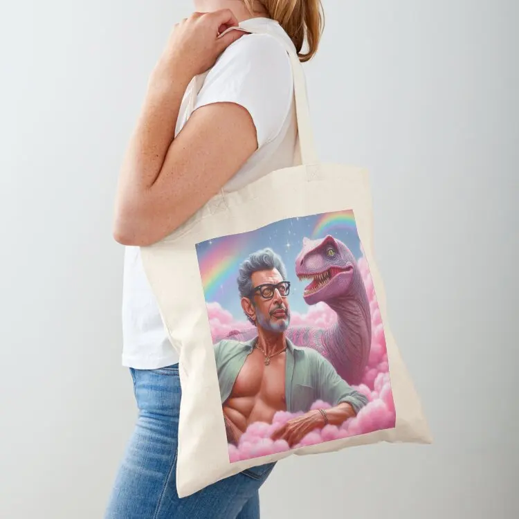 Life, uh, Finds A Way Tote Bag custom fabric bag Eco bag eco folding