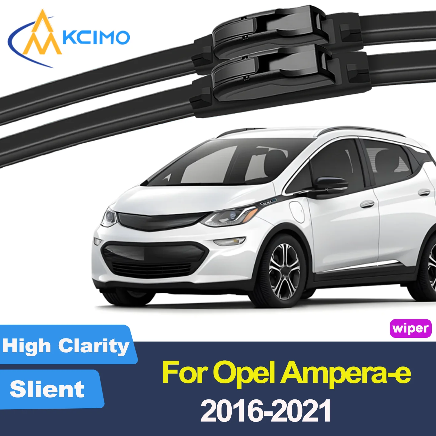 

2PCS Universal Wiper Blades for Opel Ampera-e 2016-2021 Chevrolet Bolt EV Front Windshield Auto Wipers Blade Accessories 2021