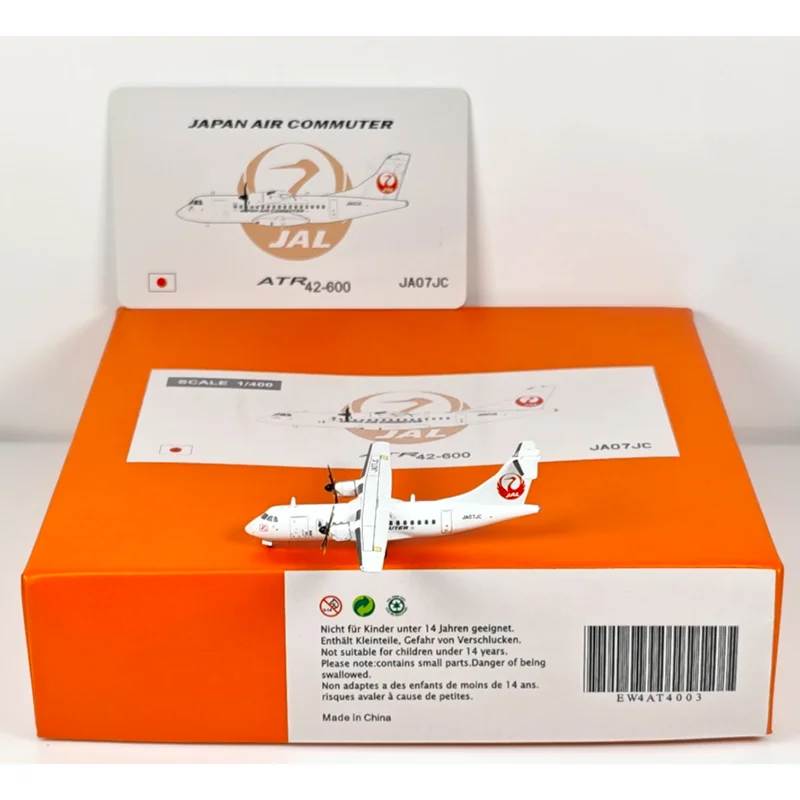 JC أجنحة 1/400 مقياس الخطوط الجوية اليابانية ATR-42-600 JA07JC يموت الصب سبيكة نموذج طائرة جمع العرض الزخرفية #1