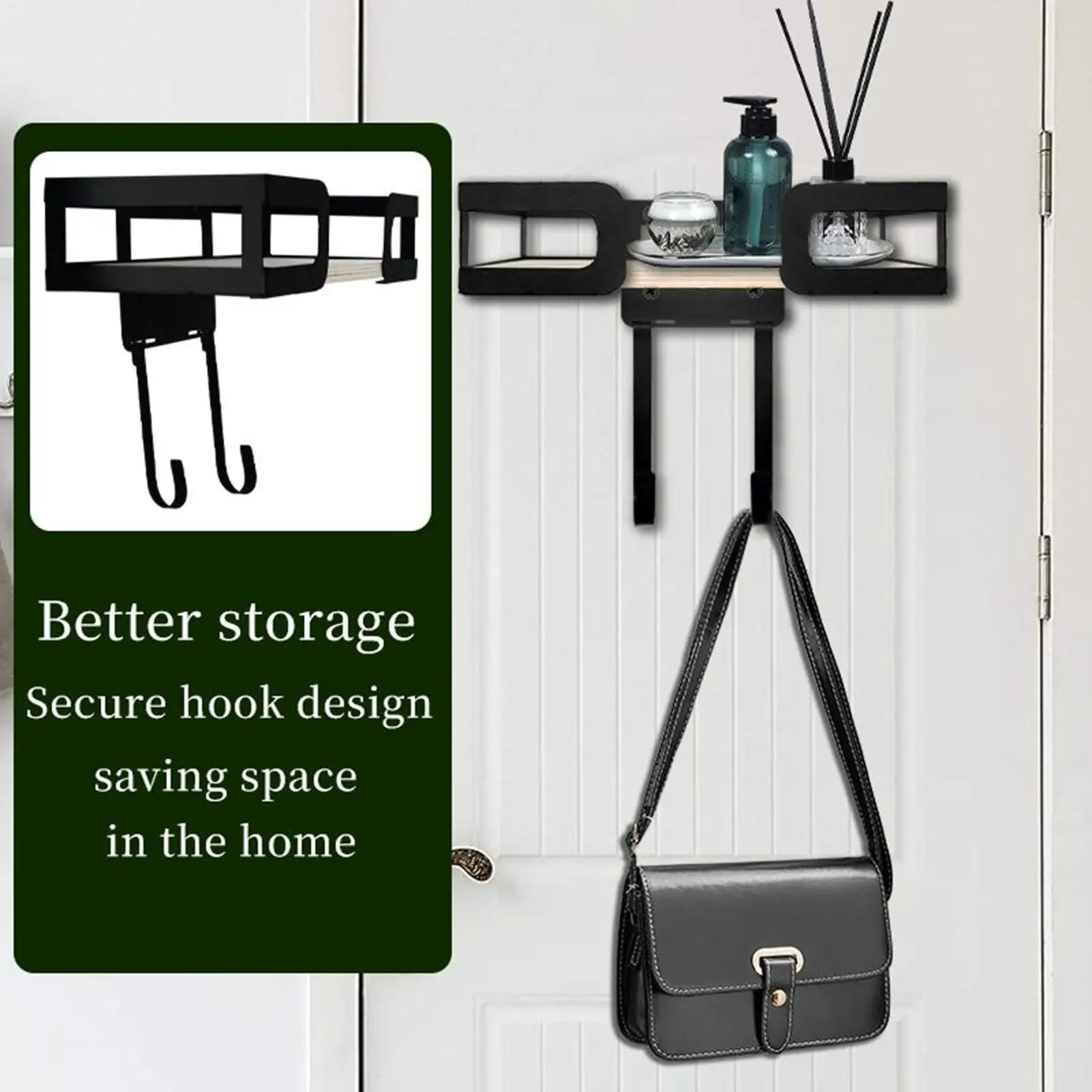 رف منظم مثبت على الحائط لطاولة الكي شديدة التحمل لغرفة الغسيل والحمام وغرفة النوم وتوفير مساحة تخزين الحديد