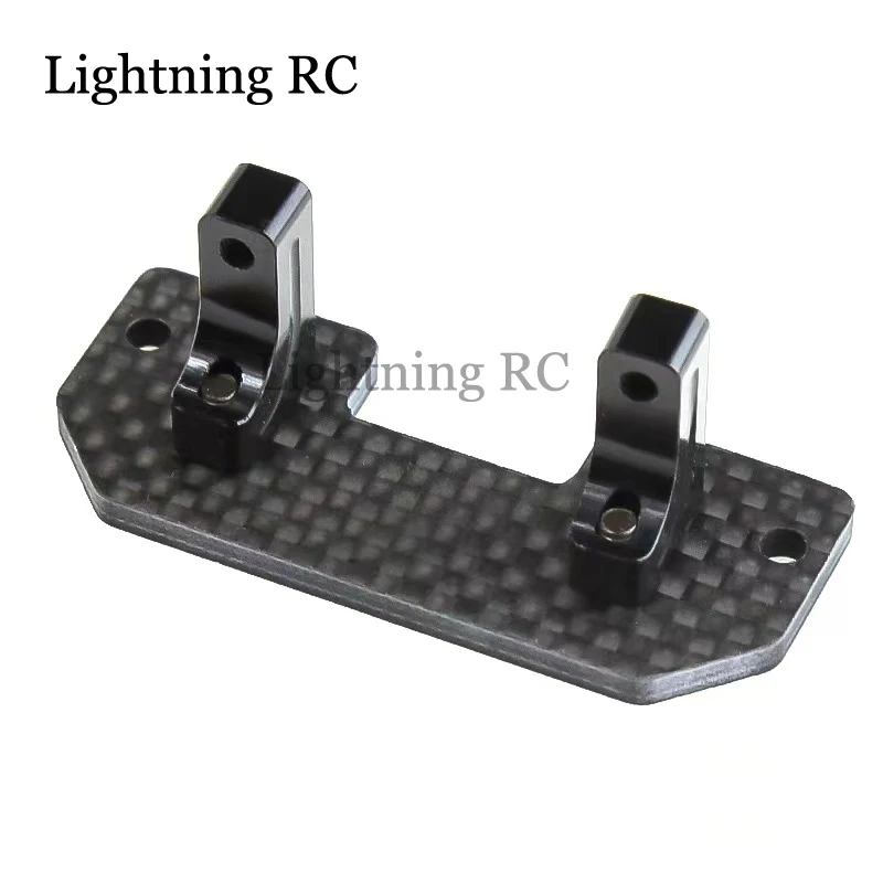 1pc Axial SCX10 Carbon Fiber Servo Mount Bracket Bridge Rudder For 1/10 RC Rock Crawler Car Scx-10