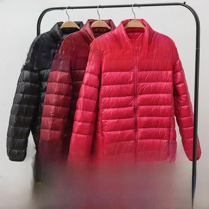 

Новинка, мужская пуховая хлопковая куртка больших размеров, легкая одежда для папы, пальто большого размера для полных сестер, осенняя мода