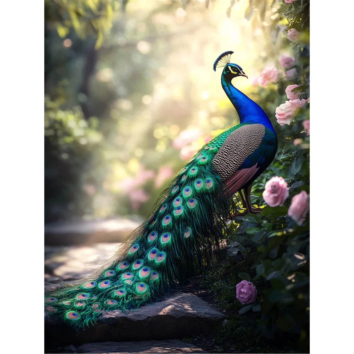 Resin Art Love - 2D Düz İç Mekan Duvar Süsü