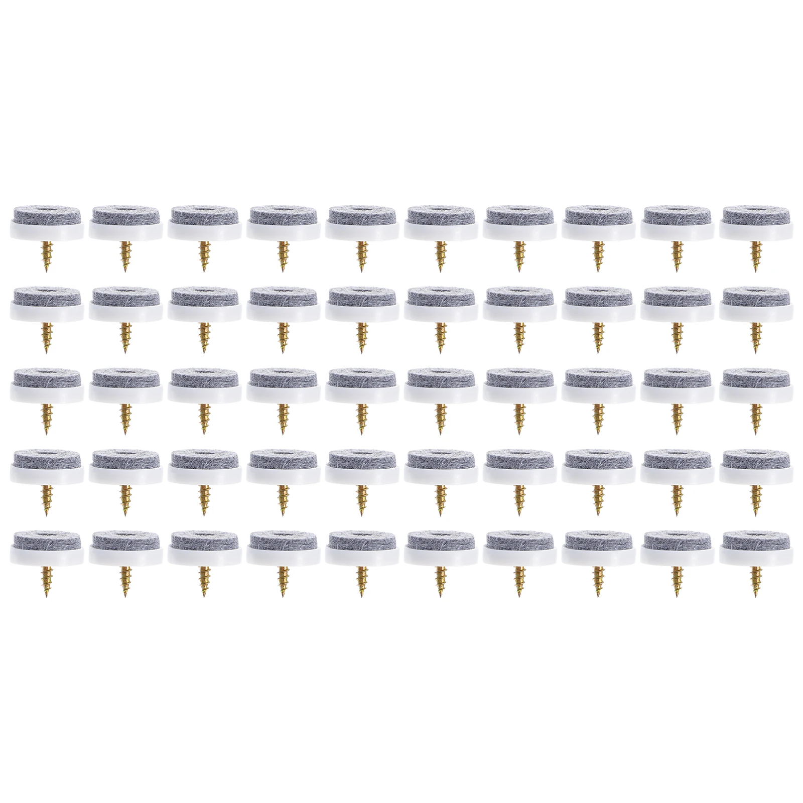 

50 Pcs Anti Slip Felt Floor Nails Table Feet Covers Protectors Furniture Pads Home Indoor Living Bedroom Safe Eco Friendly