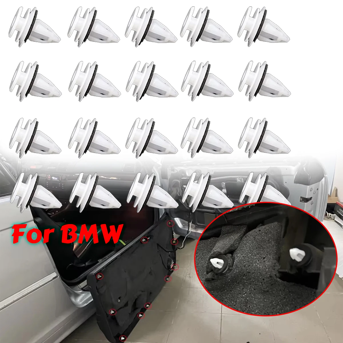 ForBMW3SeriesE46F30F31F80E90E91E92E931998-2018DoorCardsPanelFasciaTrimClips3163183203303405SeriesE60-AliExpress34