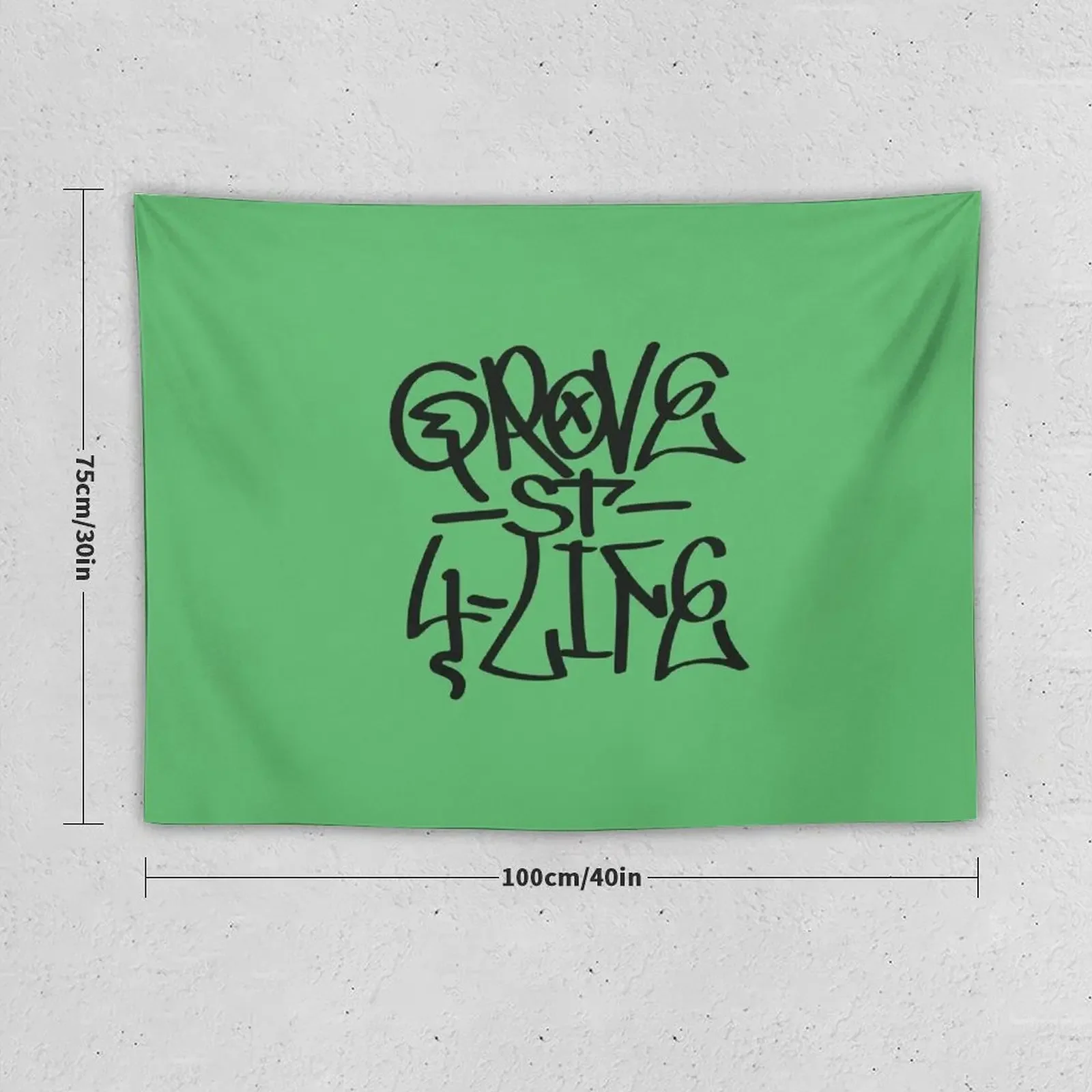 Grove Street 4 Life | Gaming | Stickers, Prints, Clothing, Bags, Cases & More! Tapestry Custom Tapestry