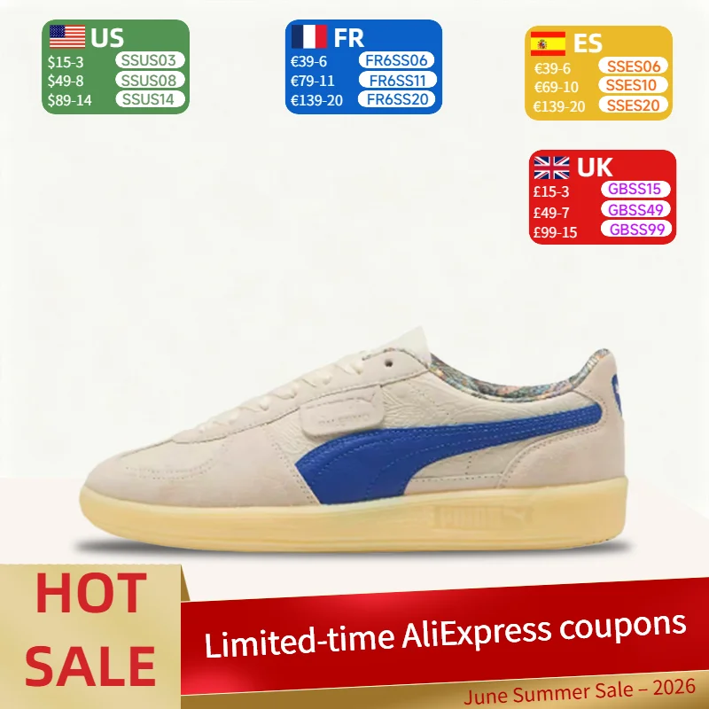

Puma Palermo T Minimalist,Stylish,Comfortable,High-Quality,Durable,Cushioned Low-Top Training Shoes (Unisex) in Beige 401365-01
